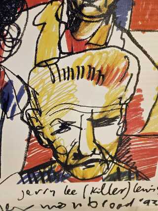 Artprint, Herman Brood, “Elvis Jerry Lee Killer”, 1993